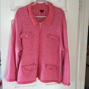 Talbots Zip Up Cardigan